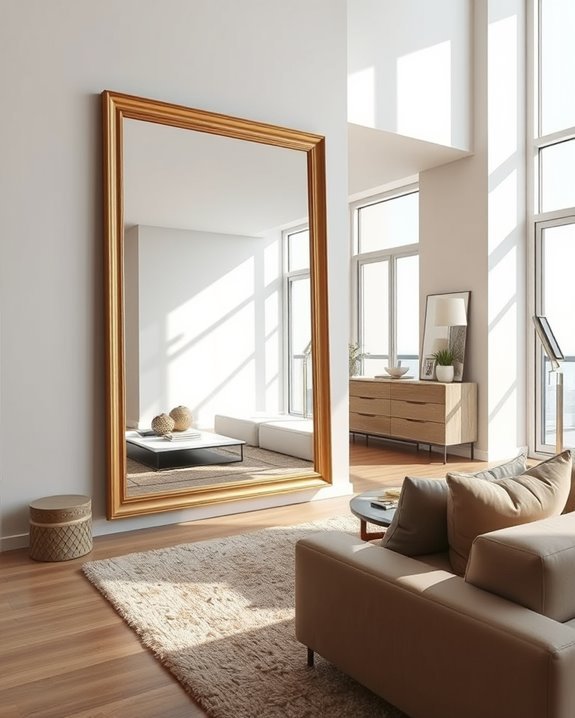 mirrors enhance spatial perception
