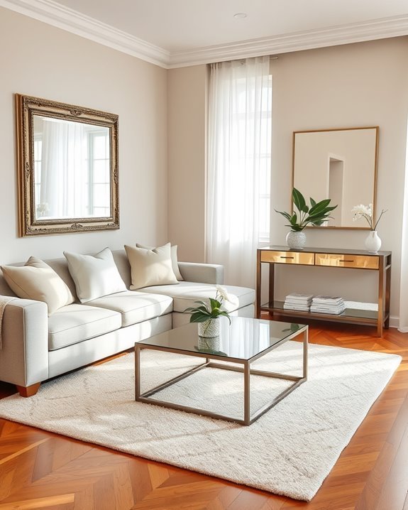 mirrors enhance visual space