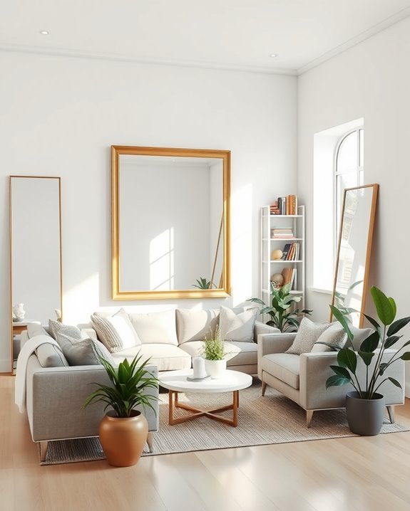 mirrors expand living space