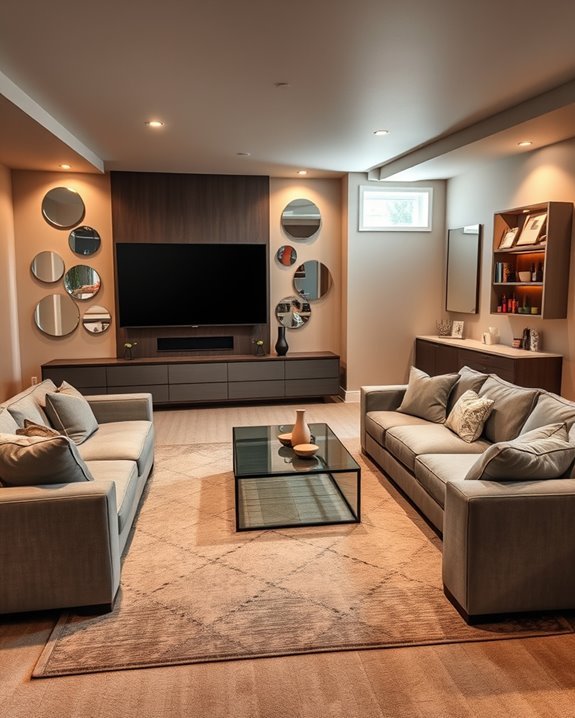 mirrors for spacious illusion