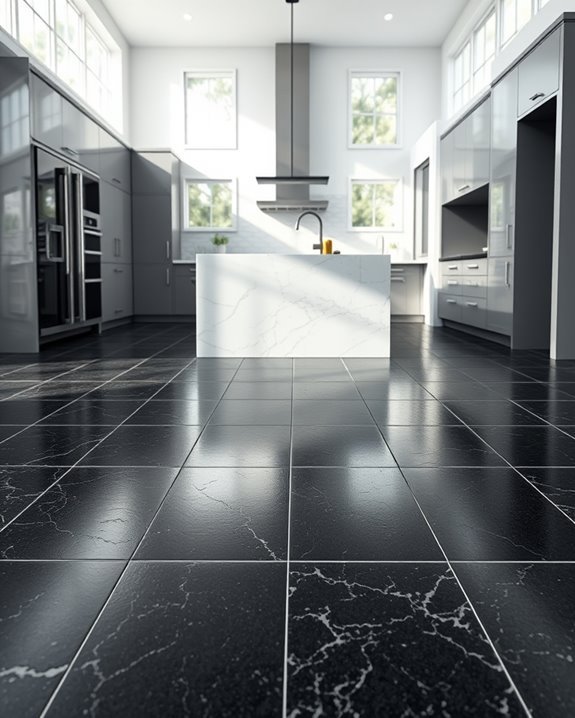 mixed material flooring design