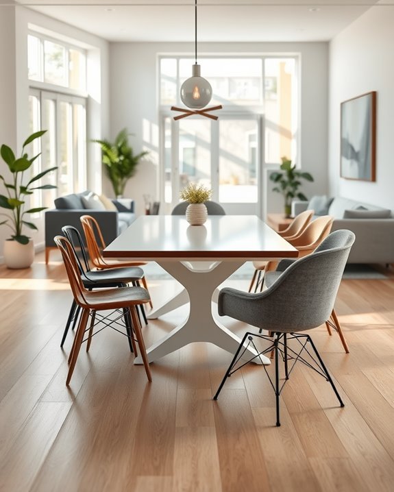40 Smart Dining Table in Living Room Ideas for Open Concept Living ... - Simple Dining Table Styles For Living Room