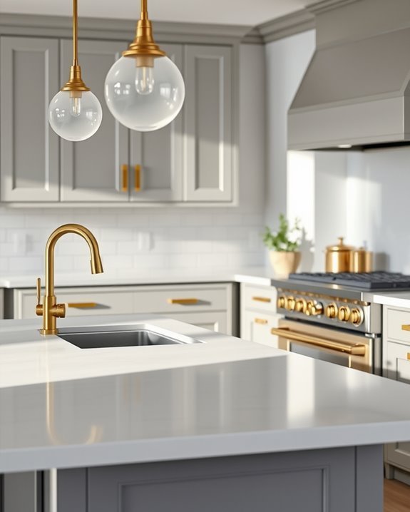 mixing metals for elegance