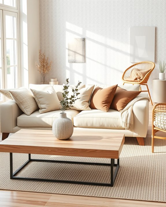 mixing textures enhances depth