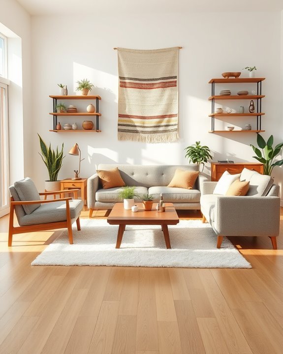 mixing wood finishes creatively