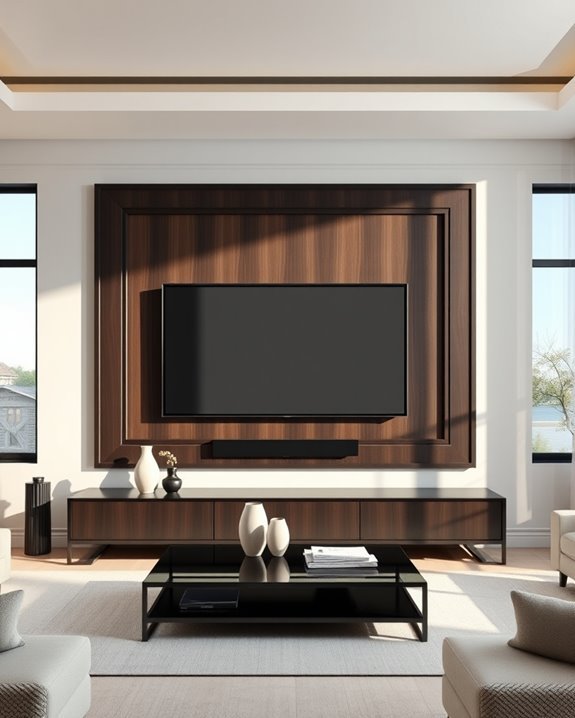 modern aesthetic tv framing