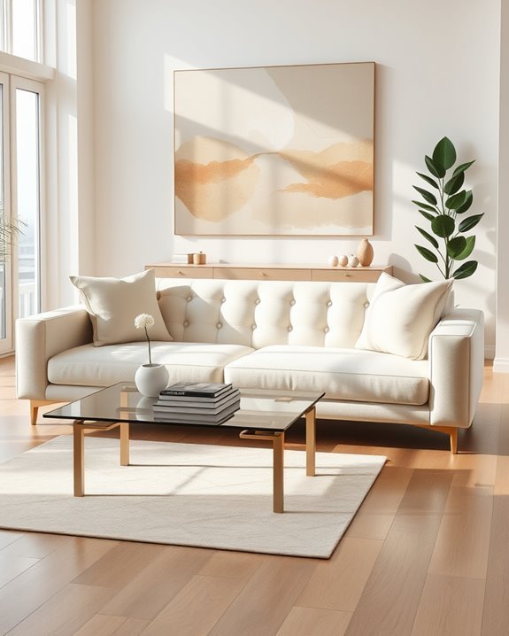 modern art complements elegance