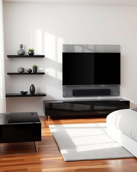 modern black high gloss elegance