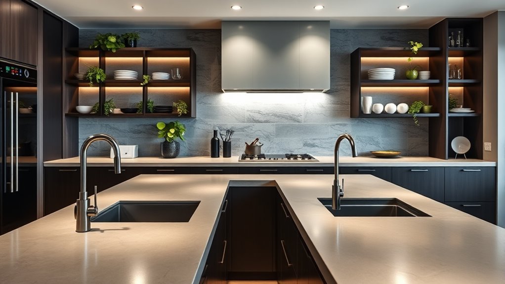 modern concrete kitchen designs
