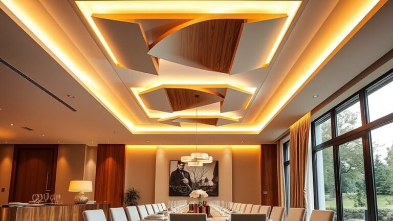 modern dining room ceilings