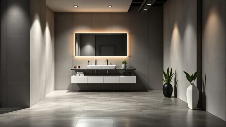 modern durable bathroom floors
