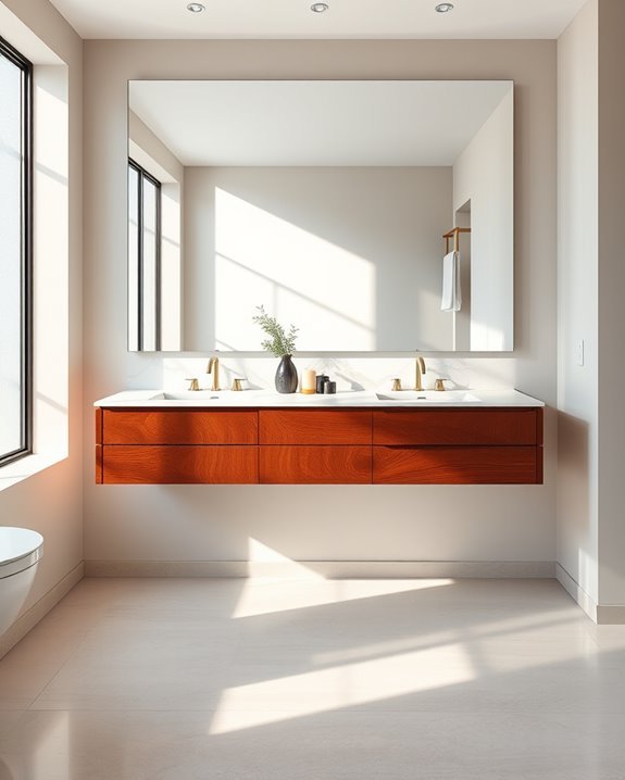modern elegance in bathrooms