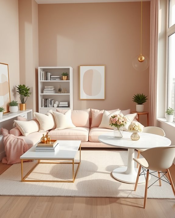 modern feminine minimalism decor