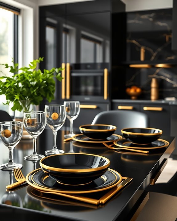 modern geometric tableware essentials