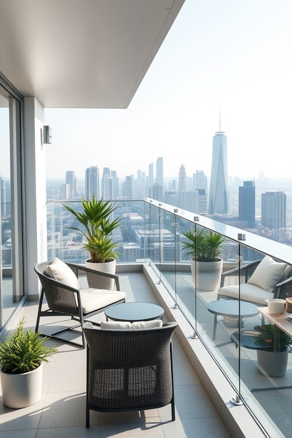 modern glass railing safety