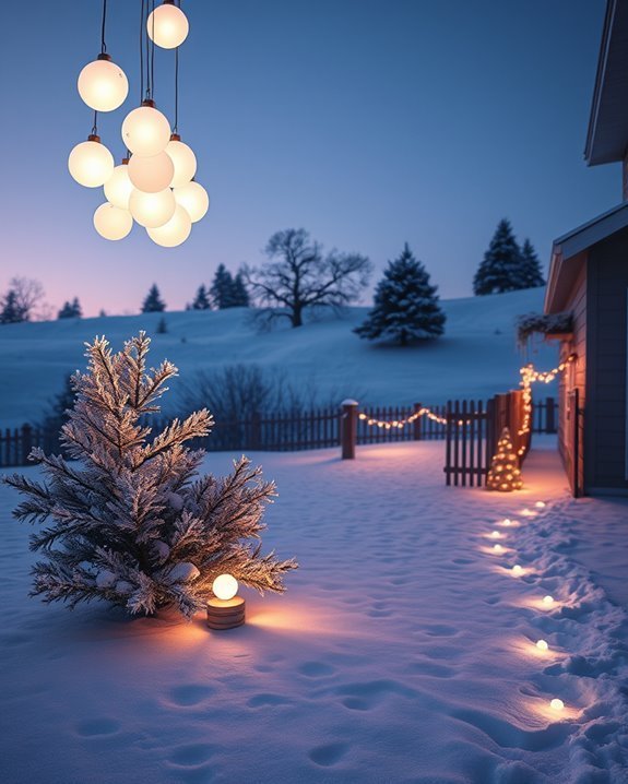 modern glowing orb decorations