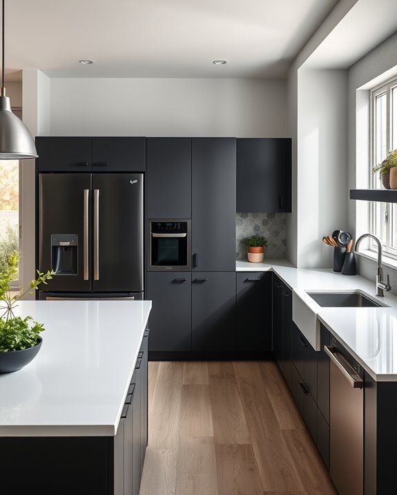modern graphite appliance elegance