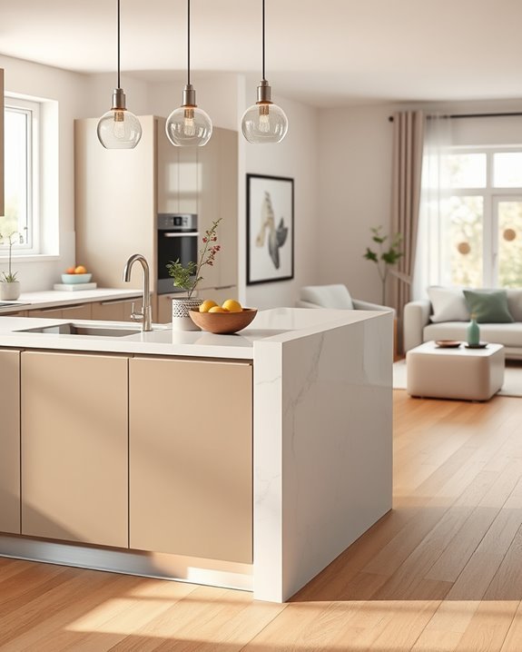 modern half wall design