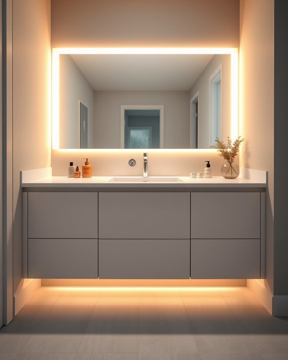 modern led under cabinet lighting