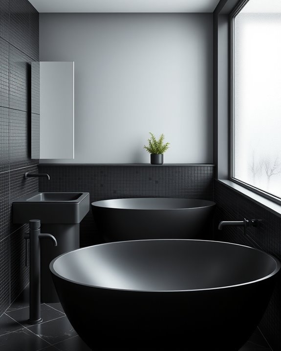 modern matte black elegance