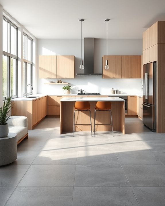 modern minimalist kitchen tiles