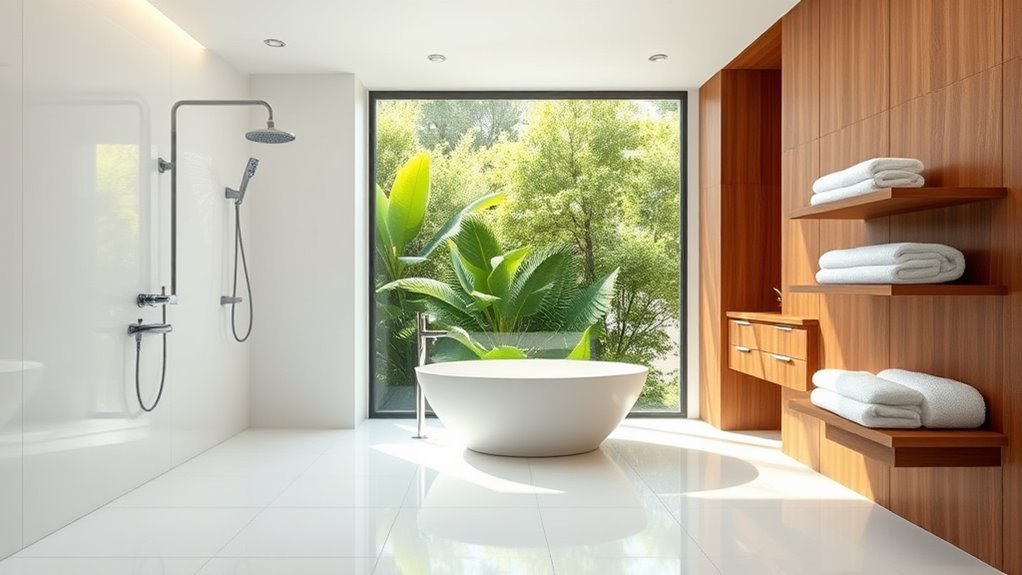 modern sleek bathroom designs