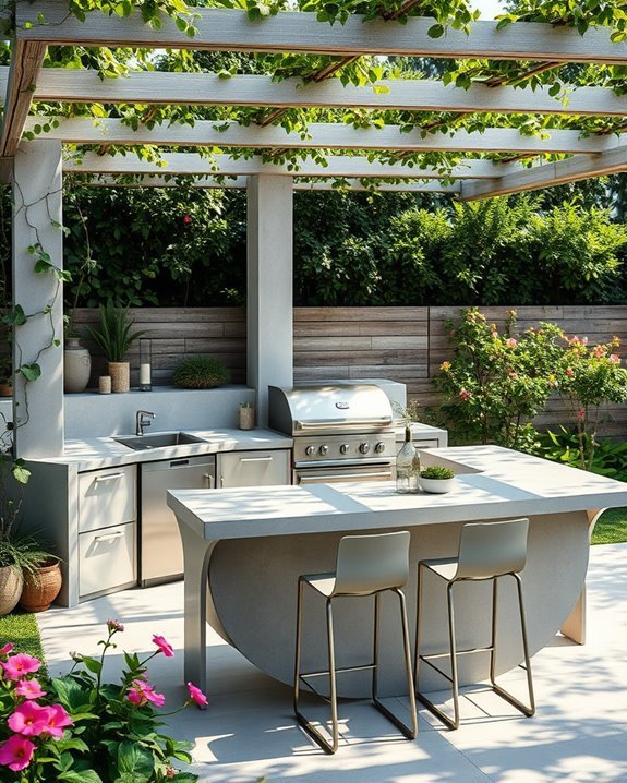 modern sleek concrete elegance