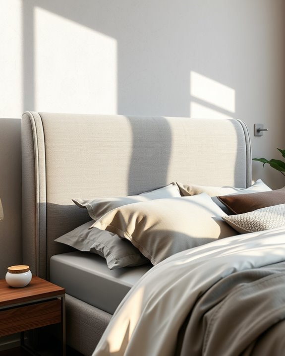 modern sleek metal backrests