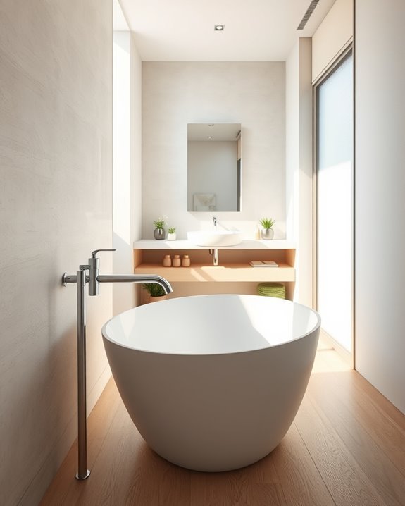 modern wall mounted bathtub faucet