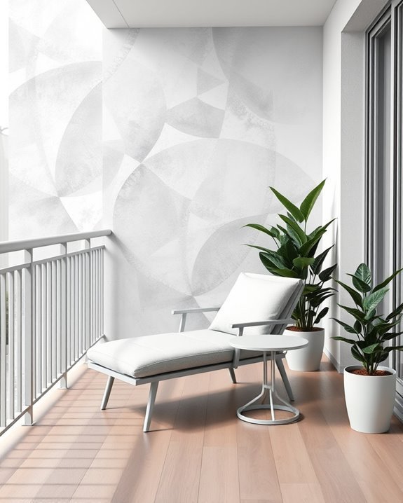 monochromatic balcony design tips