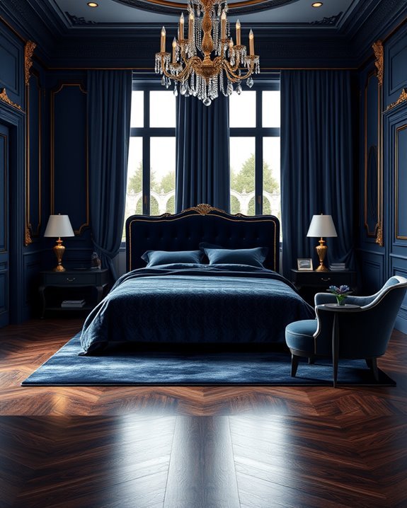 monochromatic bedroom color scheme