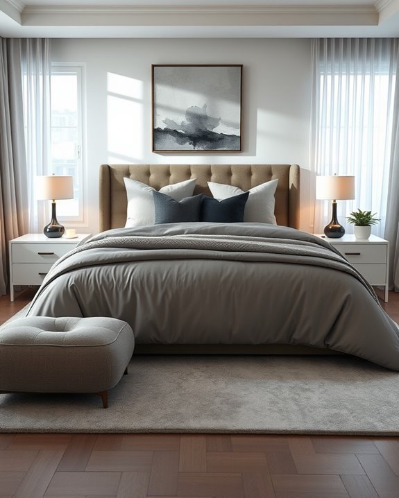 monochromatic bedroom design tips