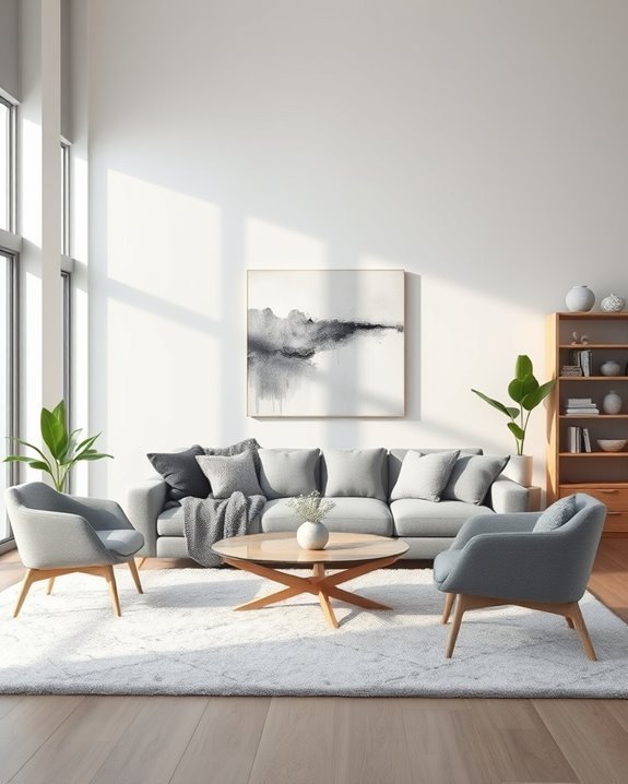 monochromatic color layering techniques