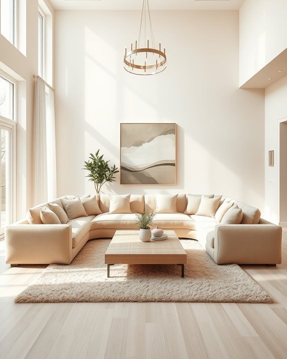 monochromatic elegance enhances spaciousness