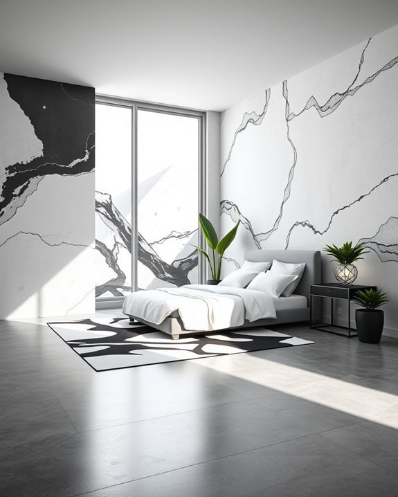 monochrome concrete pattern elegance