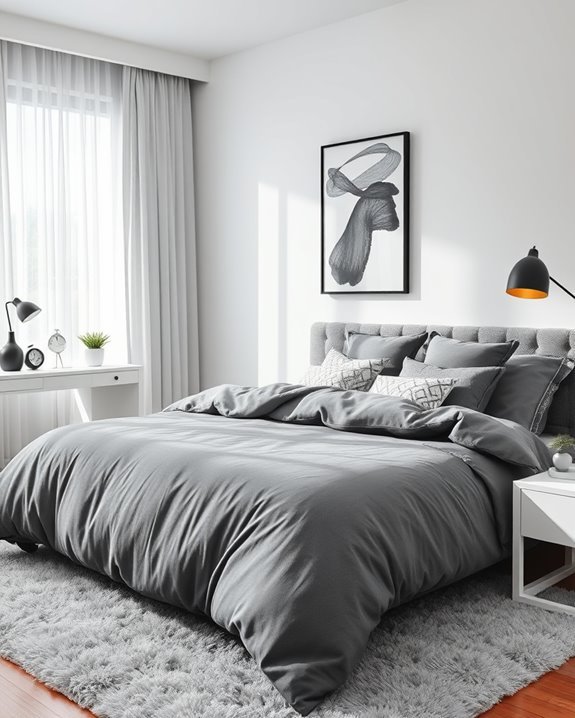 monochrome design with texture