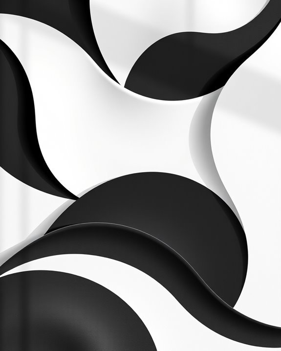 monochrome elegance for interiors