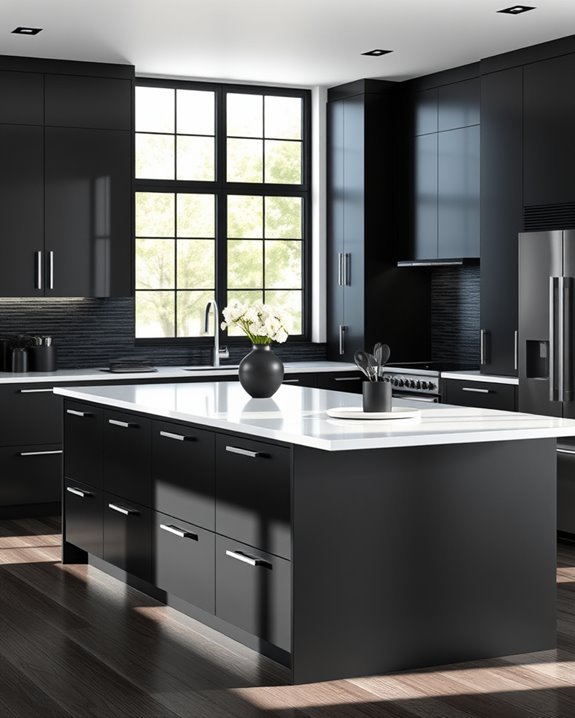 monochrome kitchen design ideas