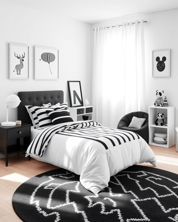 monochrome toys inspire creativity