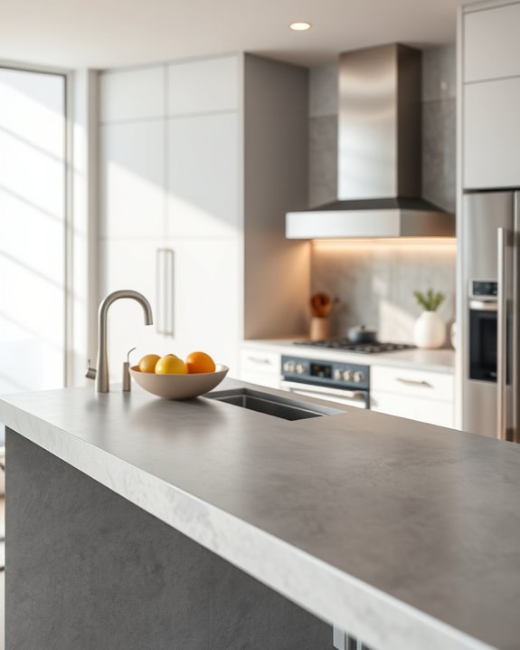 multi level concrete counters