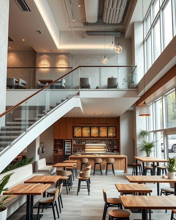 multi level dining experience