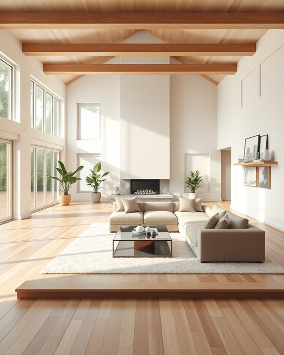 multi level flooring design