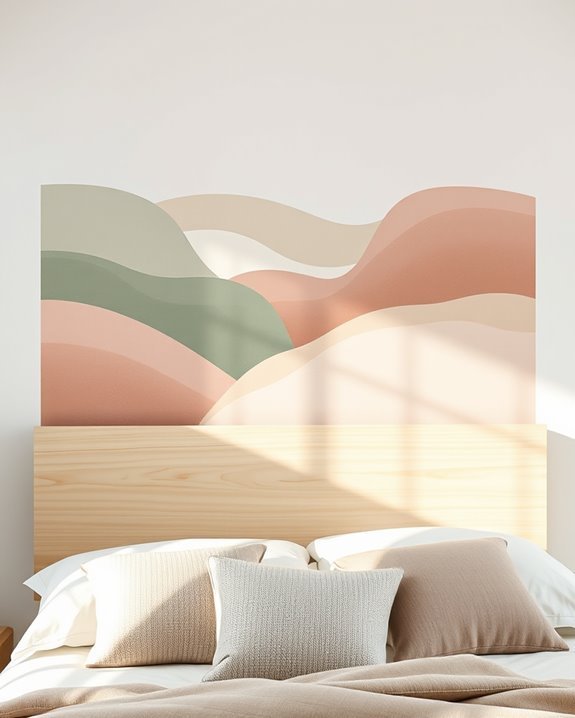 mural background bedroom transformation