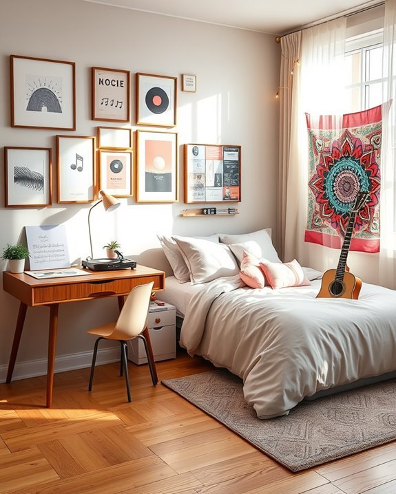 musical themed bedroom sanctuary