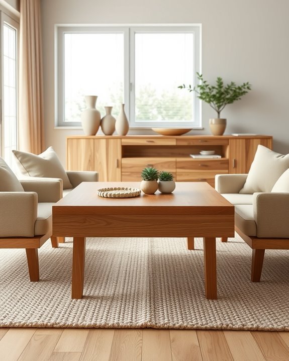 natural beige wood decor