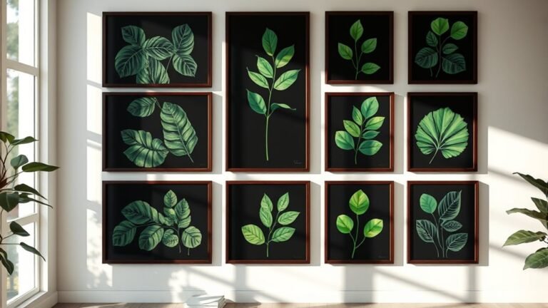 natural contrast wall decor