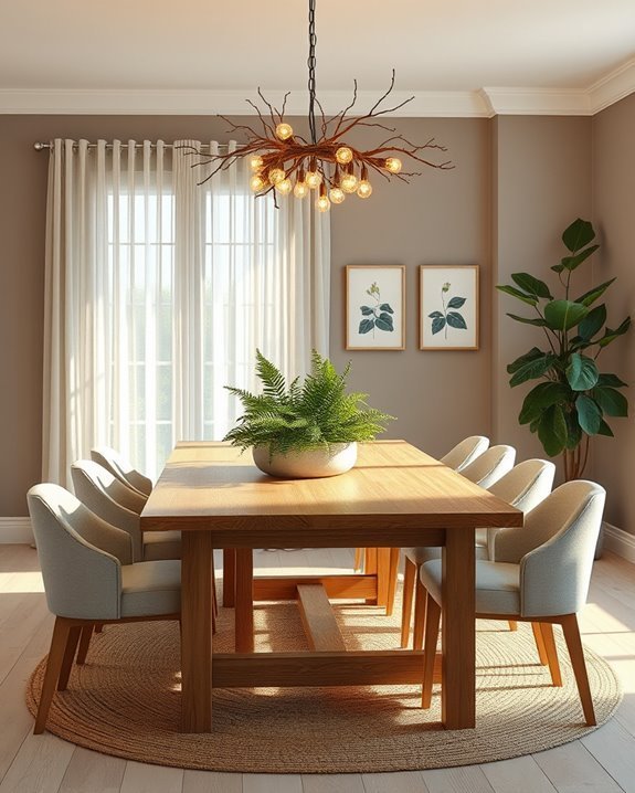 natural elements enhance ambiance