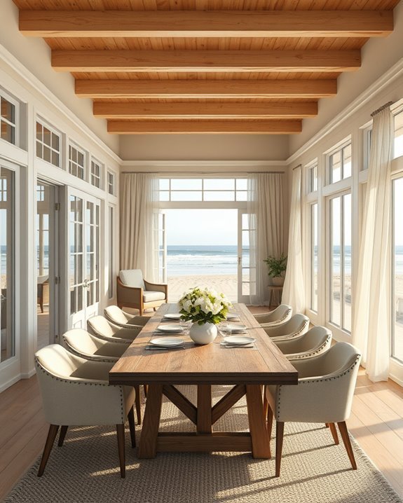natural light coastal views