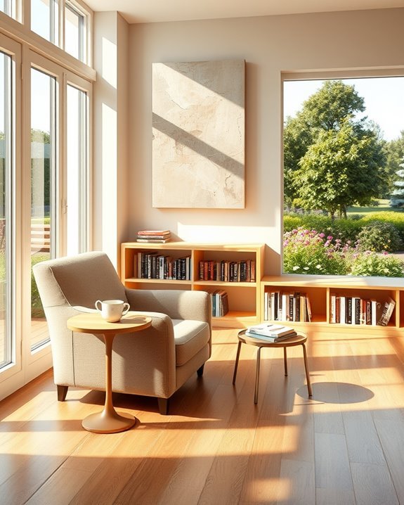 natural light enhances reading