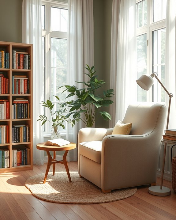 natural light reading oasis